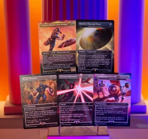 MTG Secret Lair: Secret Lair x Marvel's Captain America (Non-Foil Edition) in Saudi Arabia