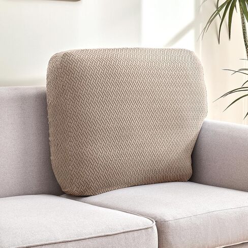 Deep Dream Couch Covers for 3 Cushion Couch Sofa Stretch Sectional Couch Cover for Dogs Pet L Shaped Sofa Slipcovers, Dark Gray Length 25-37 inches in Kuwait