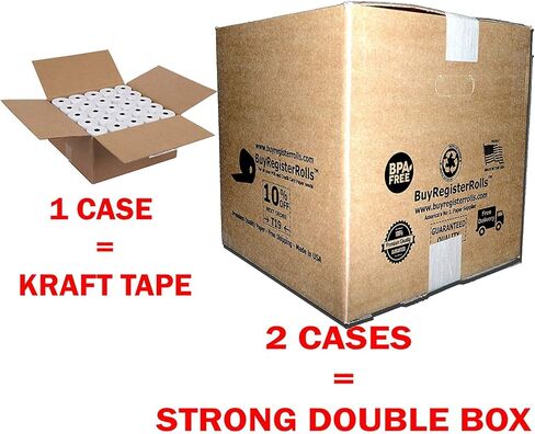 (55 GSM Solid Tube Core) Dropship 3 1 8 × 230 الورق الحراري (25 لفات - 1 حالة) BPA مجاني - ورقة طابعة حرارية للمواطن CT -S801 - buyregisterrolls in Saudi Arabia