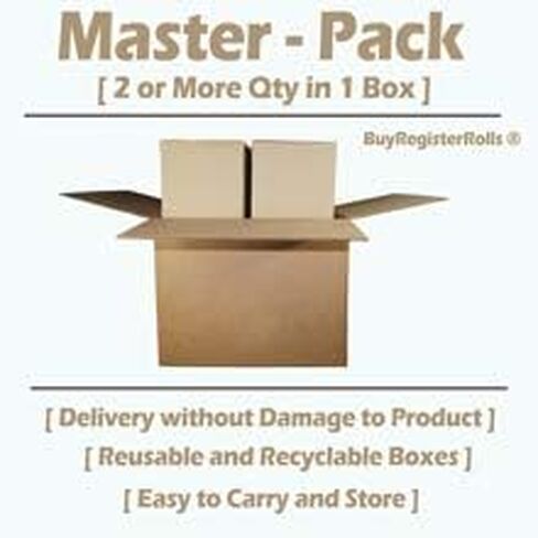(55 GSM Solid Tube Core) Dropship 3 1 8 × 230 الورق الحراري (25 لفات - 1 حالة) BPA مجاني - ورقة طابعة حرارية للمواطن CT -S801 - buyregisterrolls in Saudi Arabia
