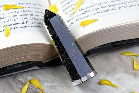 7 برج شقرا أورجونيت ذو عصا كريستالية سداسية - 6 موشورات ذات أوجه مفردة | للتأمل واليوجا والهدايا والمنزل وديكور مكتب المكتب والريكي | يعزز التوازن والتأريض والإيجابية in Saudi Arabia