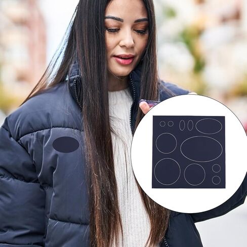 8pcs بقع سترة بتفتات ، إصلاح نايلون ، أدوات ملابس قابلة للغسل للرسوم اللاصقة للسترات لأسفل معاطف الخيام حقائب النوم (8 ألوان) in Saudi Arabia