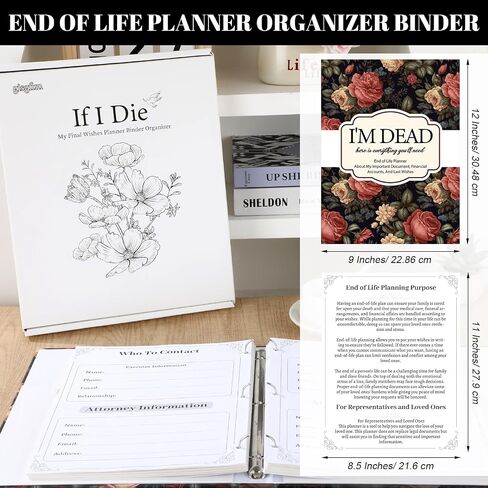 LEND OF LIFE PLANNER Organizer Binder Notebook أنا ميت الآن ما هو Book Planner Document 8.5x11 in Saudi Arabia