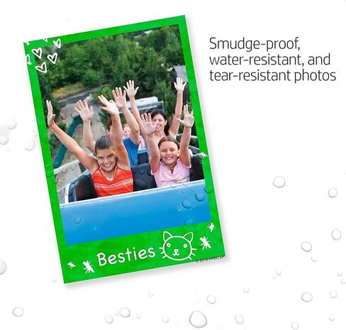 Suburban Sophistication 2x3 Zink Sticky-Backed Photo Paper - 100 Sheets, Smudge-Proof, Blot-Proof, Water-Proof, Stick on Most Surfaces in Saudi Arabia