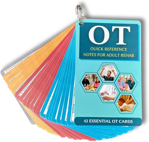 Occupational Therapy Quick Reference - 42 Essential OT Cards for Adults - an Ideal Gift & Tool for Occupational Therapists, OTAs, and Students - Therapist Must Haves in Saudi Arabia
