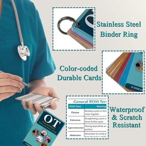 Occupational Therapy Quick Reference - 42 Essential OT Cards for Adults - an Ideal Gift & Tool for Occupational Therapists, OTAs, and Students - Therapist Must Haves in Saudi Arabia