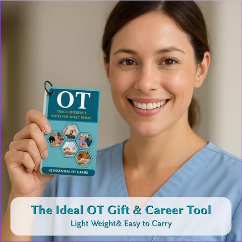 Occupational Therapy Quick Reference - 42 Essential OT Cards for Adults - an Ideal Gift & Tool for Occupational Therapists, OTAs, and Students - Therapist Must Haves in Saudi Arabia