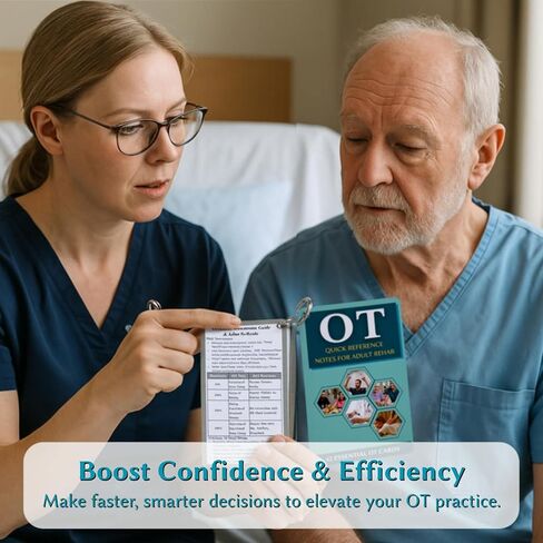 Occupational Therapy Quick Reference - 42 Essential OT Cards for Adults - an Ideal Gift & Tool for Occupational Therapists, OTAs, and Students - Therapist Must Haves in Saudi Arabia