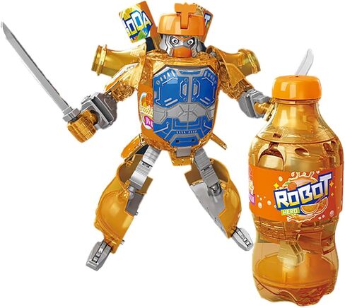Atlodas 2025 New Beverage Bottles Deformation Robot Toys, Soda Can Transforming Robot Toys for Kids Gift, Creative Soda Deformation Figures for Boys, Birthday Christmas Choice for Boyfriend (Green) in Saudi Arabia