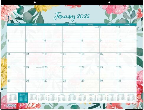 2026 Blue Sky Monthly Desk Pad Calendar, 22" x 17", Reflections, January To December, 117886 in Saudi Arabia