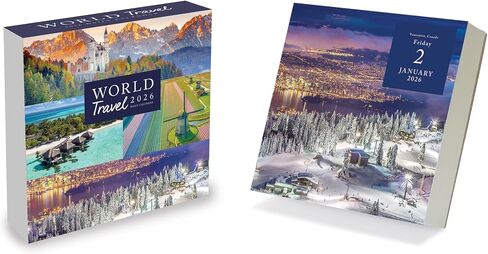 2026 World Travel Daily Desktop Calendar in Saudi Arabia