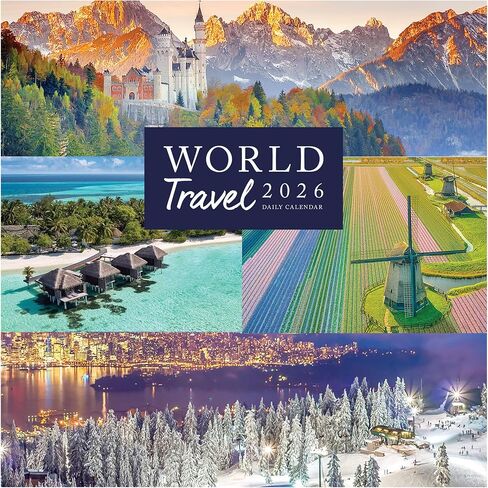 2026 World Travel Daily Desktop Calendar in Saudi Arabia