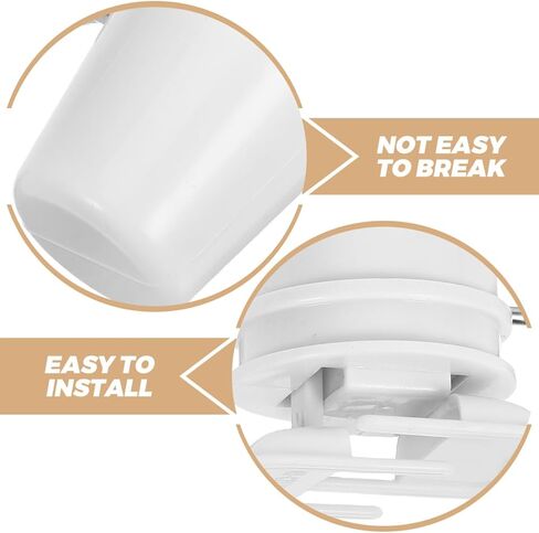 آلية Doitool Wind Up Tuy Base ، 6 PCS Clockwork Legged Robot Mechanism Mechanism Blastic up Robot Toy Diy Crafts Supplies ، White in Kuwait