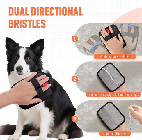 1 PCS PET HAIR DLOVE ، electrostatic وقابلة لإعادة الاستخدام مزيل شعر الكلاب القابلة لإعادة الاستخدام للأريكة والأثاث والسجاد ومقعد السيارة | 2025 أداة ترقية القفازات وأداة إزالة الفراء in Saudi Arabia