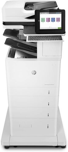 HP LaserJet Enterprise Flow MFP M635Z Monochrome All-in-One مع Ethernet المدمج ، طباعة ثنائية الجوانب ، وحدة تغذية إدخال عالية السعة ، وقصة ذات عجلات و 3 أطباق Stapler/Stacker (7PS99A) in Saudi Arabia