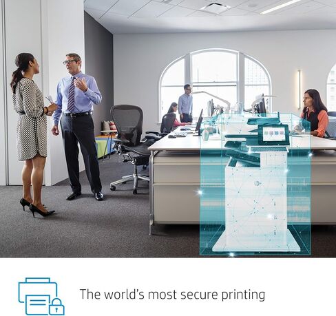 HP LaserJet Enterprise Flow MFP M635Z Monochrome All-in-One مع Ethernet المدمج ، طباعة ثنائية الجوانب ، وحدة تغذية إدخال عالية السعة ، وقصة ذات عجلات و 3 أطباق Stapler/Stacker (7PS99A) in Saudi Arabia