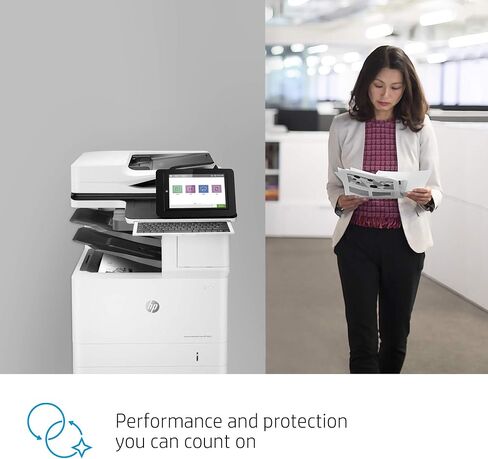 HP LaserJet Enterprise Flow MFP M635Z Monochrome All-in-One مع Ethernet المدمج ، طباعة ثنائية الجوانب ، وحدة تغذية إدخال عالية السعة ، وقصة ذات عجلات و 3 أطباق Stapler/Stacker (7PS99A) in Saudi Arabia
