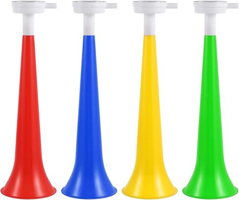 10pcs استاد البهجة البوق البلاستيك بوق البوق بصوت عال صوت صانعي الضوضاء لصالح الأحداث الرياضية الحفلات (لون عشوائي) in Saudi Arabia