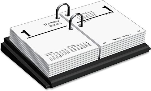 At-A-Glance E1900 Desk Calendar Base, Black, 3-Inch X 3 3/4-Inch in Saudi Arabia