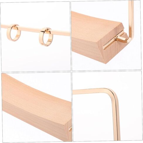 1Set Desk Calendar Rack Rack Selegant Flip Salendar Stand for Desktop Support Formeal Support for Easy Page Unding Office Office Decord تصميم معدني in Kuwait