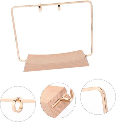 1Set Desk Calendar Rack Rack Selegant Flip Salendar Stand for Desktop Support Formeal Support for Easy Page Unding Office Office Decord تصميم معدني in Kuwait