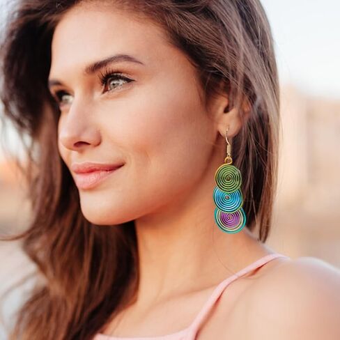 Benecreat 18 Gauge 307 قدمًا متعددة الألوان مجوهرات حرفية تدرج سلك الألومنيوم سلك قابل للانحناء مع صندوق تخزين للمجوهرات الحرف اليدوية ذات اللون الأخضر الأزرق الأزرق in Saudi Arabia