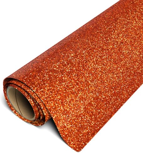 SISER GLITTER HTV 11.8 "x5ft لفة - الحديد على فينيل نقل الحرارة (نحاس) in Kuwait
