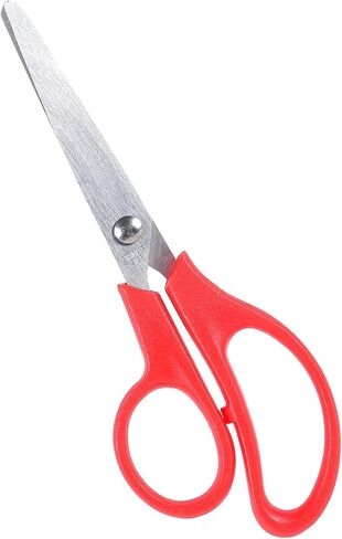 مقصات الأطفال اليسرى ， سلامة مقص طفل صغير ليردلير لورقة قطع الحرفية - 3 حزمة 5 بوصات تلميح ， أحمر in Kuwait