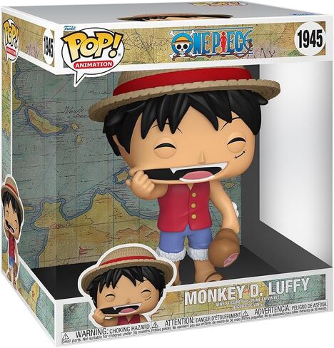 فونكو بوب! Jumbo: One Piece - Monkey D. Luffy - Finyl Figure - فكرة الهدية - البضائع الرسمية - ألعاب للأطفال والكبار - مراوح أنيمي - نموذج نموذج لهواة الجمع والعرض in Saudi Arabia