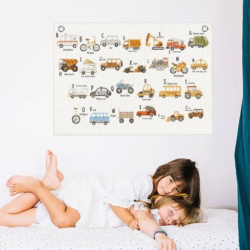 Hunting Alphabet Nursery ABC Wall Hanging Banner Flag Decor for Toddler Classroom Playroom Nursery Bedroom in Kuwait