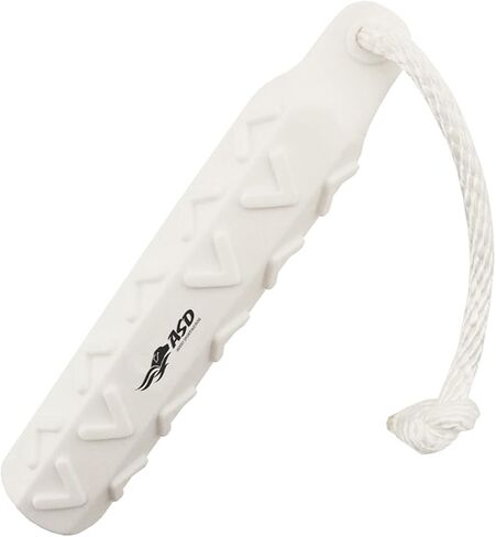 Avery ASD 2" HexaBumper Hunting Sporting Gun Dog Game Retriever Dummy | Water & Upland Mark Training Retrieval Tool | Hexagonal, Floating Design, Easy-Grip Texture, Throw Rope, White (02701) in Saudi Arabia