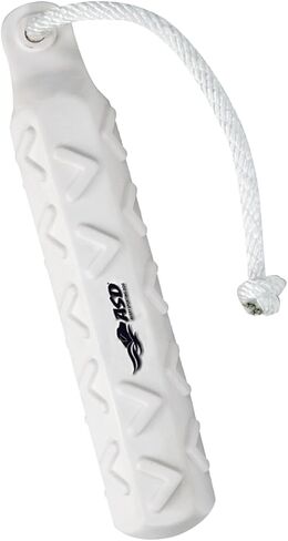 Avery ASD 2" HexaBumper Hunting Sporting Gun Dog Game Retriever Dummy | Water & Upland Mark Training Retrieval Tool | Hexagonal, Floating Design, Easy-Grip Texture, Throw Rope, White (02701) in Saudi Arabia