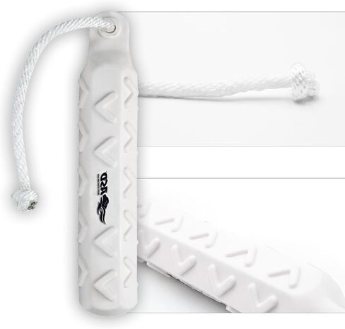 Avery ASD 2" HexaBumper Hunting Sporting Gun Dog Game Retriever Dummy | Water & Upland Mark Training Retrieval Tool | Hexagonal, Floating Design, Easy-Grip Texture, Throw Rope, White (02701) in Saudi Arabia