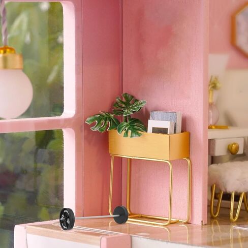 Dollhouse Barbell Miniature Dummbell Dollhouse Gym Mini Fitness Equipman in Kuwait