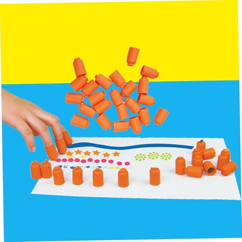 24Pcs Rubber Dauber Set for Painting Crafts Finger Stamp Tools with Unique Patterns for Art Projects Graffiti Supplies DIY Crafting in Kuwait