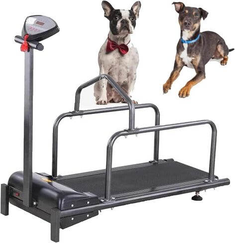 Dog Treadmill for Small Dogs, Adjustable Speed Pet Dog Running Machine Exercise Equipment, with LCD Display Scree, for Dogs Indoor & Outdoor Training in Saudi Arabia