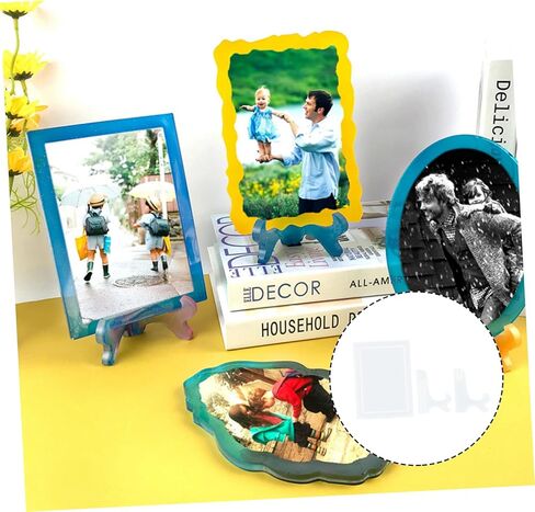 Operitacx 3sets Photo Frame Mold Silicone Craft Molds for Epoxy Easy to Lightweight for Home Decor with Sequins and Dried Flowers in Kuwait
