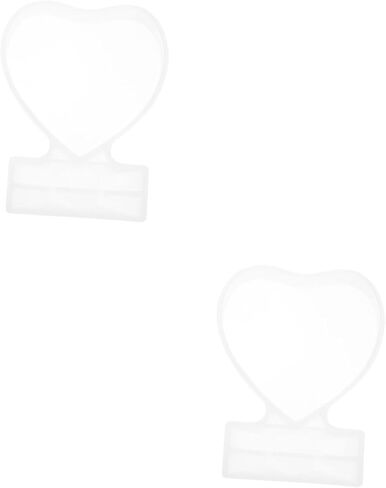 OperItacx 5pcs شكل قلب شكل قلب القالب العفن الإبوكسي للحرف الفريدة والزخارف تصميم مرنة لسهولة التمييز والمرح الإبداعي in Kuwait