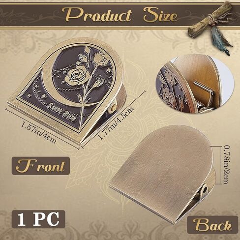 CRASPIRE Travelers Notebook Clip Metal Book Bill Binder Clips Holder Alloy Antique Bronze Vintage Butterfly Decorative Midori Travelers for TN Travelers Art Journaling Reading Decoration Accessories in Saudi Arabia