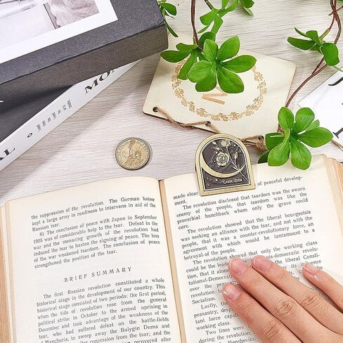 CRASPIRE Travelers Notebook Clip Metal Book Bill Binder Clips Holder Alloy Antique Bronze Vintage Butterfly Decorative Midori Travelers for TN Travelers Art Journaling Reading Decoration Accessories in Saudi Arabia