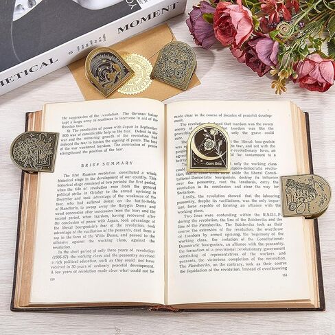 CRASPIRE Travelers Notebook Clip Metal Book Bill Binder Clips Holder Alloy Antique Bronze Vintage Butterfly Decorative Midori Travelers for TN Travelers Art Journaling Reading Decoration Accessories in Saudi Arabia
