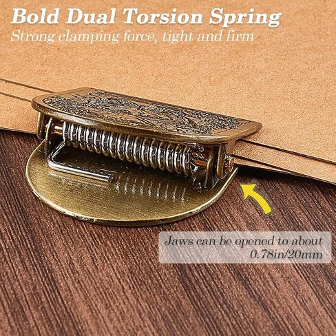 CRASPIRE Travelers Notebook Clip Metal Book Bill Binder Clips Holder Alloy Antique Bronze Vintage Butterfly Decorative Midori Travelers for TN Travelers Art Journaling Reading Decoration Accessories in Saudi Arabia