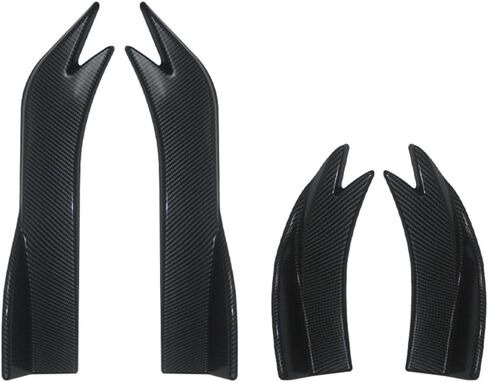 مفسد الشفاه الخلفي لـ Lexus RC 2014-2024 ، Skirt Spoiler Lip Lip Rive Pustser Diffuser Car Excessories Car Lip Lip Excesssions ، Black Carbon in Kuwait
