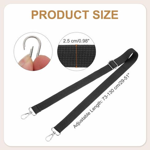PATIKIL Purse Strap Replacement 1.5 Inch, Adjustable Wide Shoulder Strap Crossbody Bag Strap Belt for Canvas Bag Handbag Guitar, Pink in Saudi Arabia