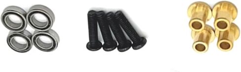 RC Car Parts Compatible with WLtoys C8803 1/14 144016 124016 for RIaarIo XDKJ-001 1/12 RC Car Parts Accessories Steering Cup Bearing Set in Saudi Arabia