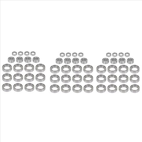 Compatible with JLB for Racing for Cheetah 11101 21101 J3 1/10 RC Car Upgrade Parts Accessories 60Pcs Ball Bearing Set BE001 BE002 RC Car Accessories in Saudi Arabia