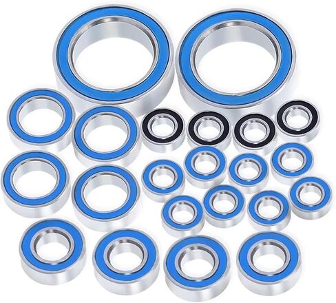 RC Car Upgrade Parts Compatible with TRX4-M for Bronco for Defender 1/18 RC Crawler Car Upgrade Parts 22Pcs Wheel Hub Axle Sealed Bearing Kit in Saudi Arabia