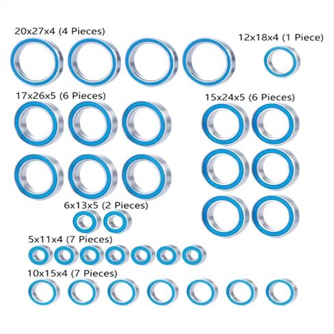 RC CAR Parts متوافقة مع X-MAXX 1/5 RC تعديل CAR ترقية أجزاء الملحقات 33PC in Saudi Arabia
