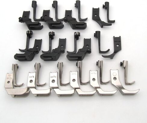 CKPSMS Brand-14SET Walking Presser feet Compatible with/Replacement for CONSEW Brand 206RB 226R 255 P1206RB Singer Brand 211A 211G 211W Single Needle Walking Foot Industrial Sewing Machine(KP-WF14) in Saudi Arabia