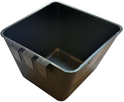 Cage Cups Square 1.2 Quart / 38 Fl Oz Puck للدواجن والكلاب والقطط والأعلاف المعلقة والماء (50 ، أسود) in Kuwait